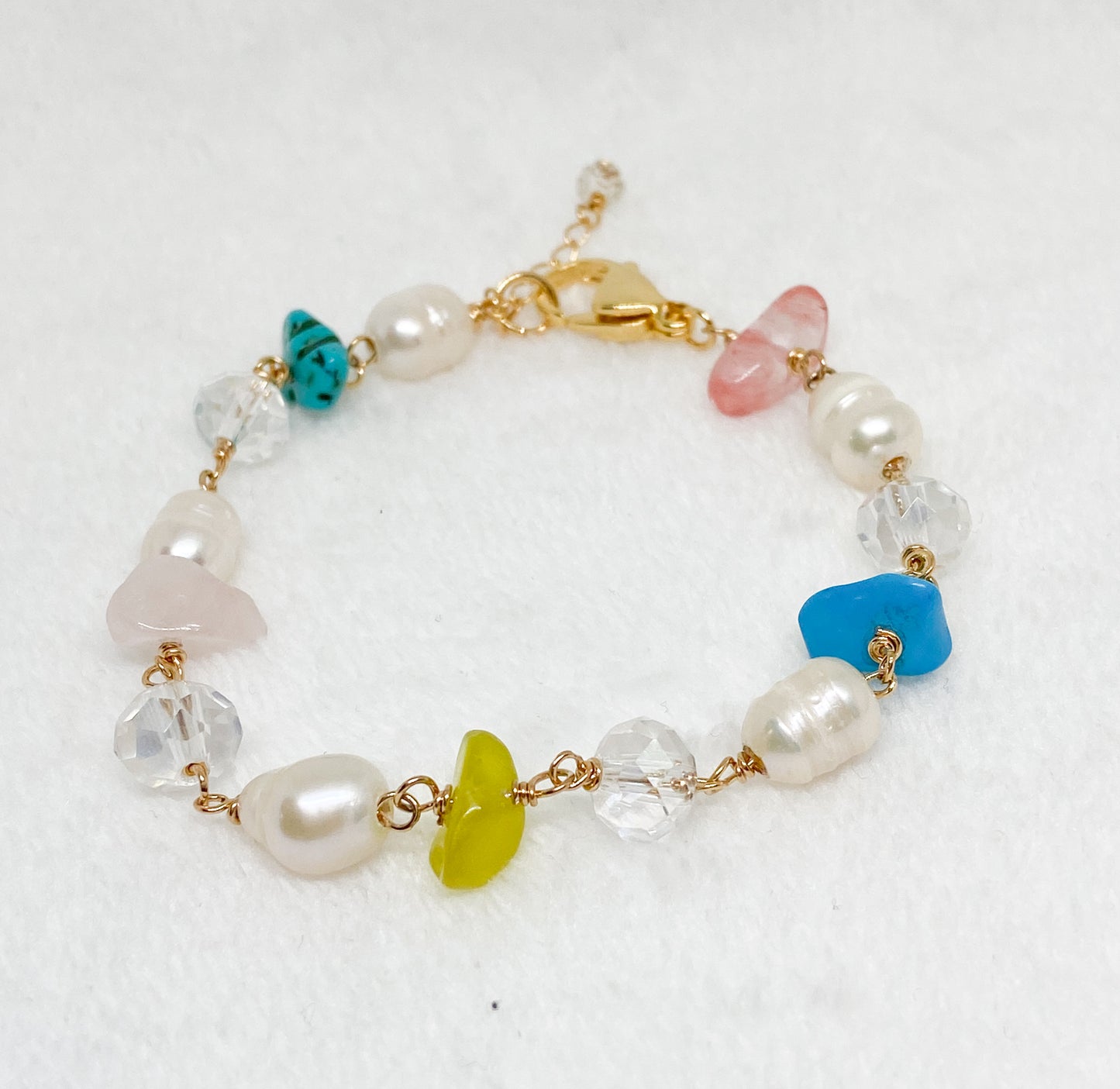 pearls and stones Bracelet